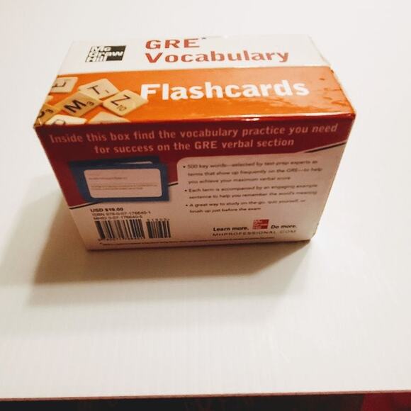 McGraw-Hill's GRE Vocabulary Flashcards. Perfect shape, see photos for details - Picture 4 of 7